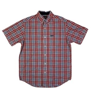 Classic Red Plaid Short Sleeve Shirt